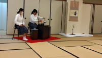 半東さんとお点前中